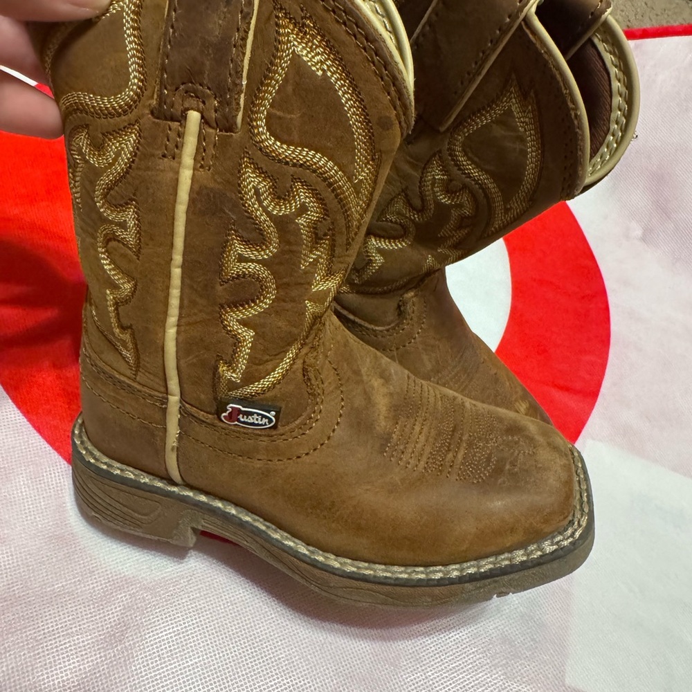 Justin Boots Rich Brown Leather Footwear